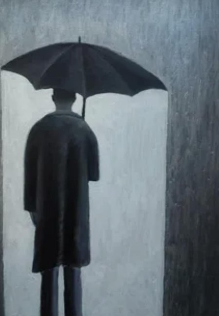 Люди с зонтами