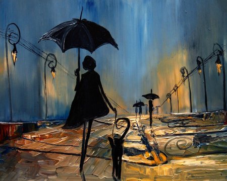 Художник юстина копаня дождь