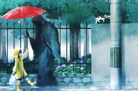 Дождь аниме