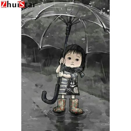 Девочка с зонтиком