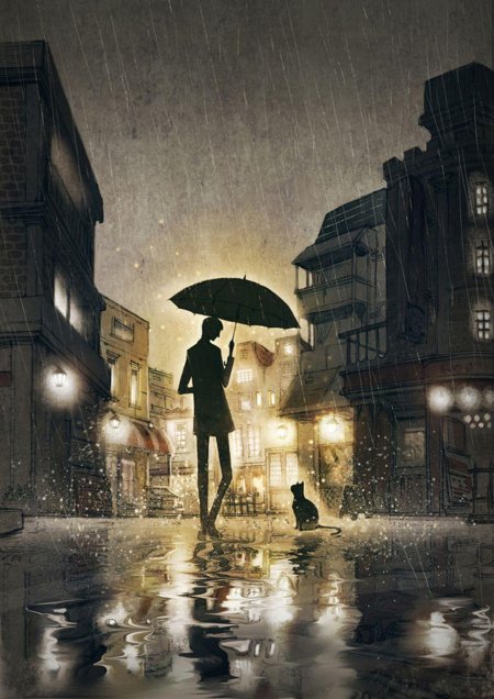 День прогулок под дождем