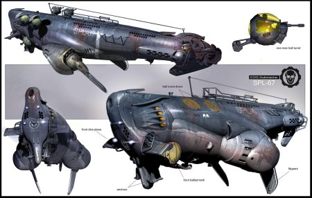 Космический корабль дизельпанк