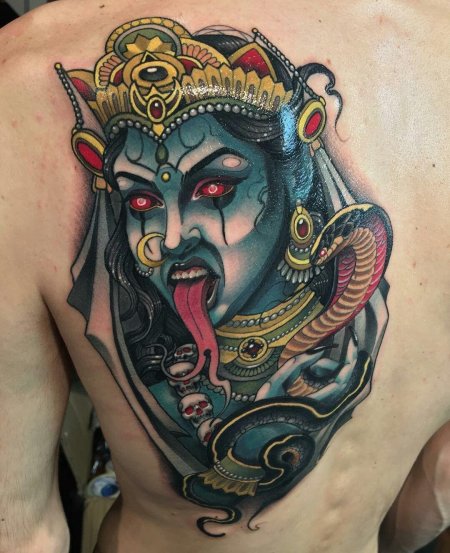 Богиня кали тату