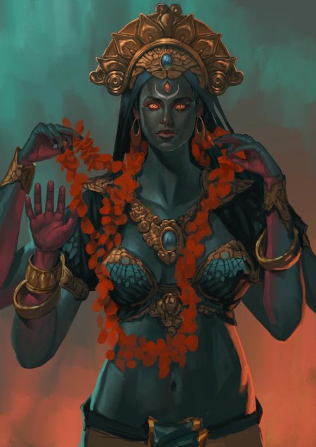 Богиня кали арт