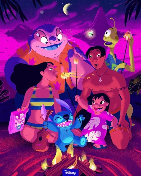 Дисней стич охана