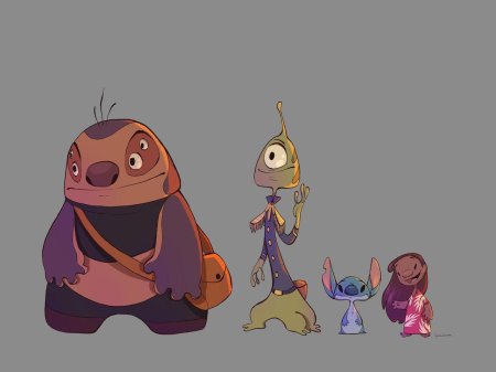 Пликли лило и стич арт