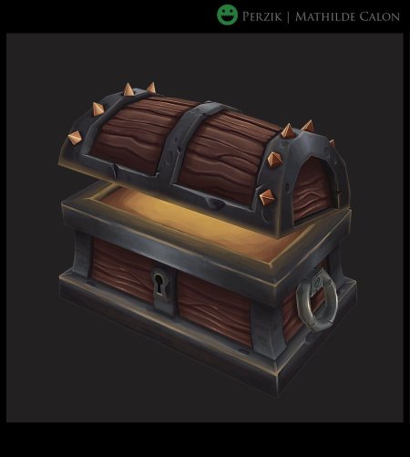 Сундук мультяшный