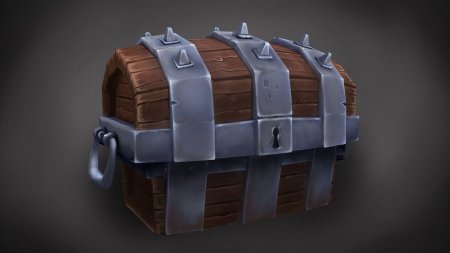 Лоу поли сундук