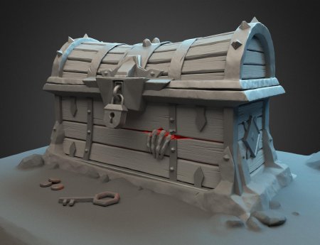 Сундук д модель