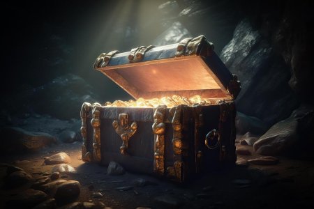 Pirate treasure chest