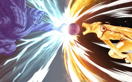 Наруто против саске последняя битва курама