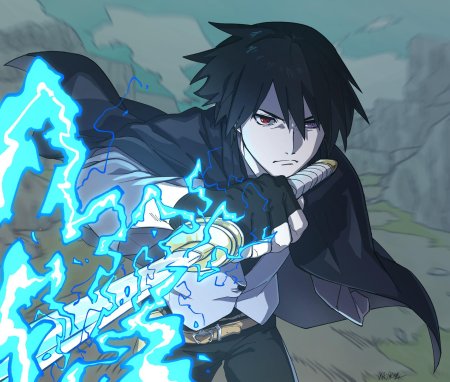 Саске чидори арт