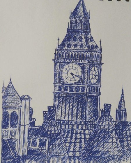 Биг бен рисунки