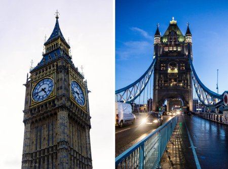 Биг бен и тауэрский мост