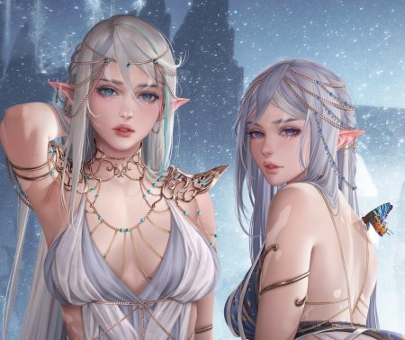 Красивая эльфийка