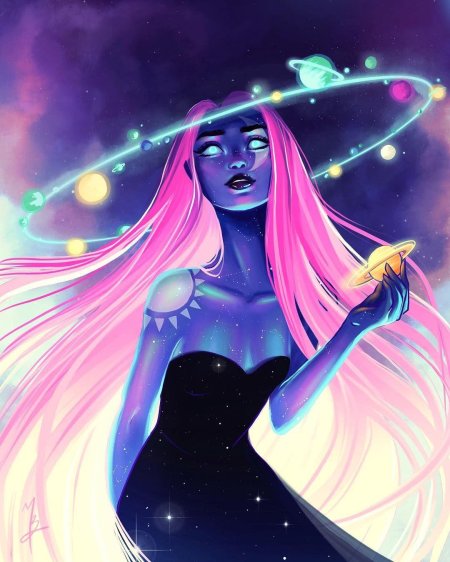 Космическая девушка