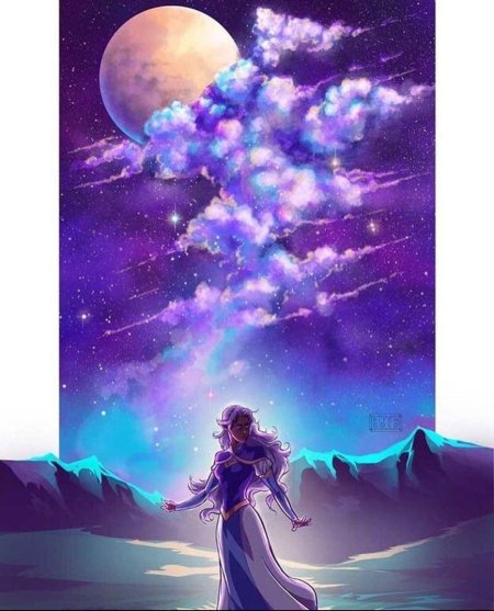 Девушка и космос