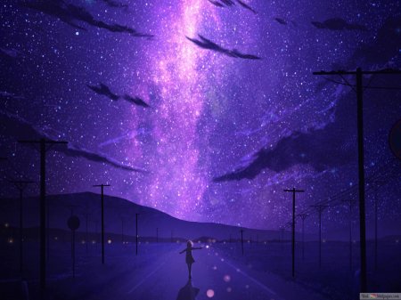 Звездное небо аниме