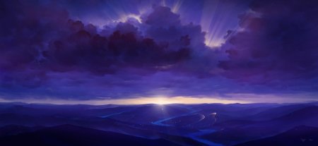 Ночное небо арт