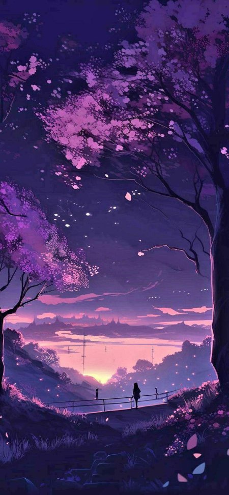 Пейзаж аниме