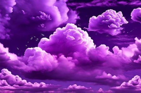 The purple cloud