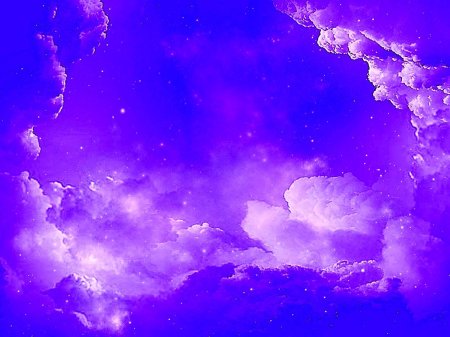 Небо фиолетовое