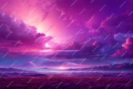 Сиреневое небо