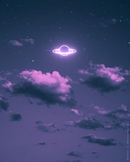 Фиолетовое небо