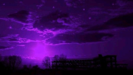 Фиолетовые закаты