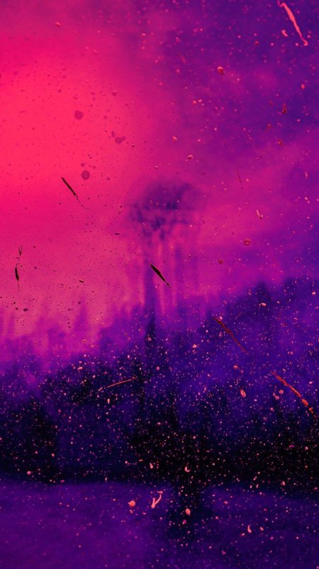 Фиолетовые обои на телефон