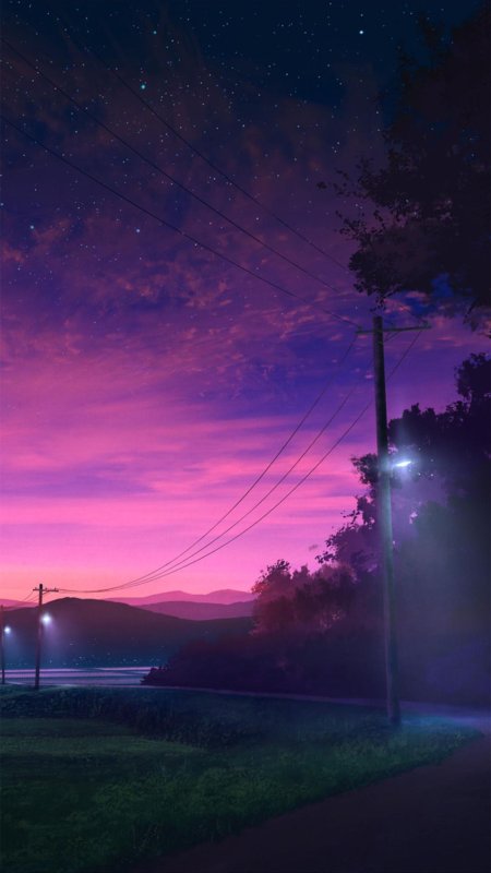 Фон аниме пейзаж