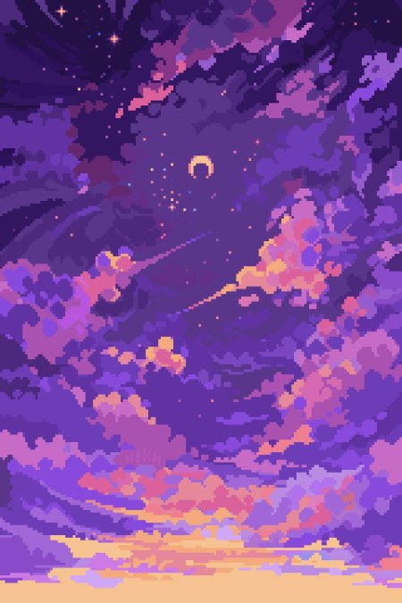 Пиксельное небо
