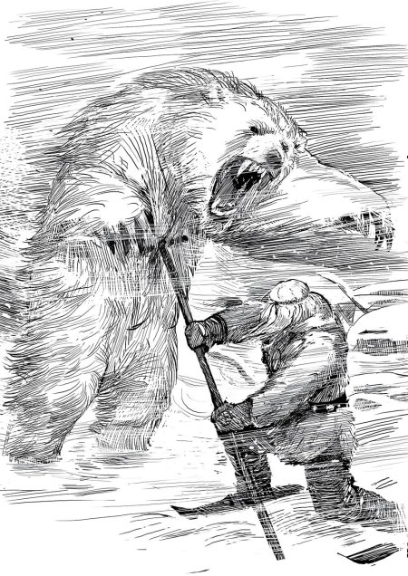 Медведь иллюстрация