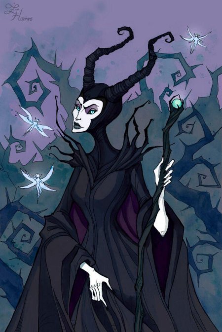 Злодейки дисней малефисента