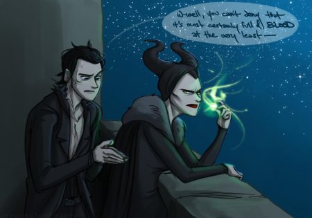 Малефисента и диаваль любовь