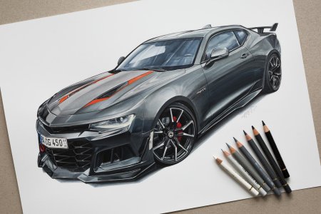 Камаро рисунок