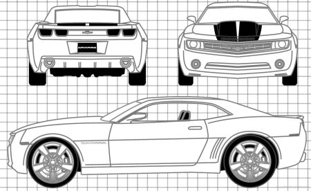 Chevrolet camaro blueprint
