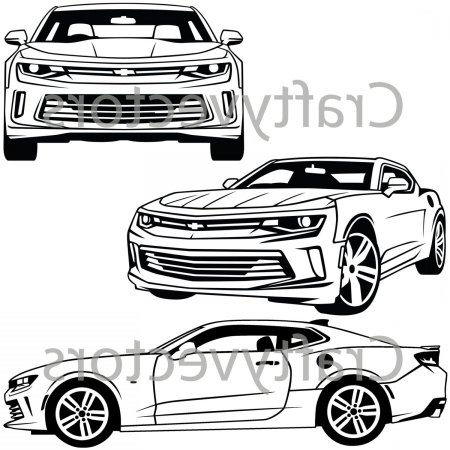 Chevrolet camaro раскраска
