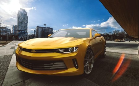 Chevrolet camaro zl yellow