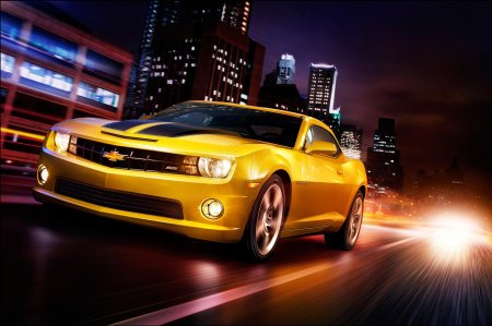 Шевроле камаро желтая