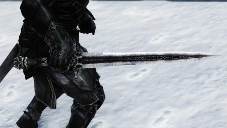 Эбонитовый меч skyrim