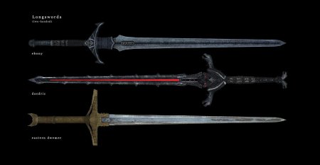 Скайрим двуручное оружие