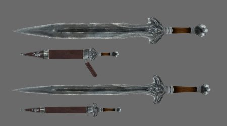 Имперский двуручный меч скайрим