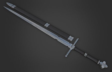 Серебряный ведьмачий меч