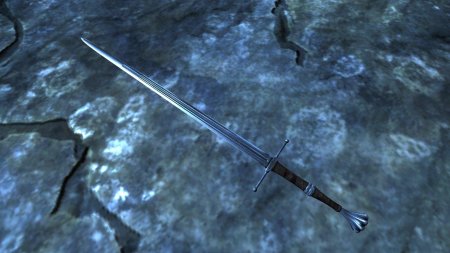 Стальной двуручный меч скайрим