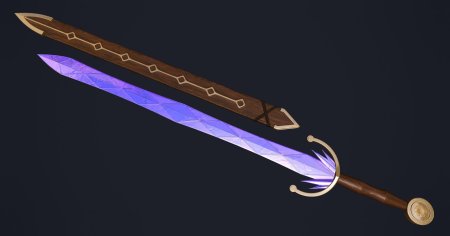 Двуручный ледяной меч