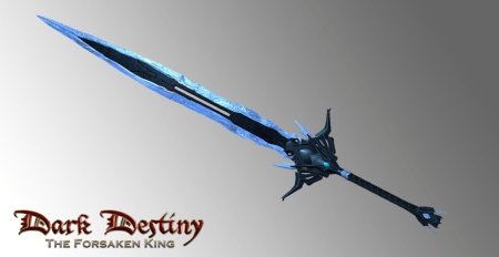 Ледяной двуручный меч геншин