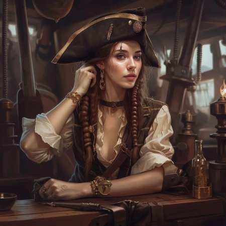 Девушка пират