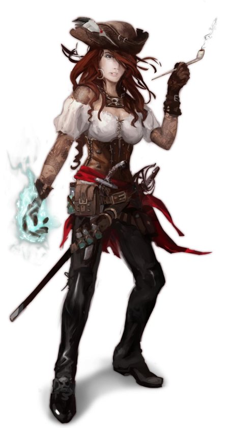 Капитан пиратов референс