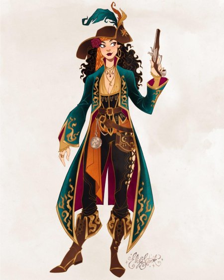 Мультяшные пираты девочки